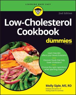 Low-Cholesterol Cookbook For Dummies - Molly Siple - cover