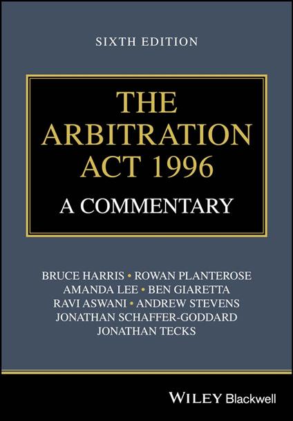 The Arbitration Act 1996