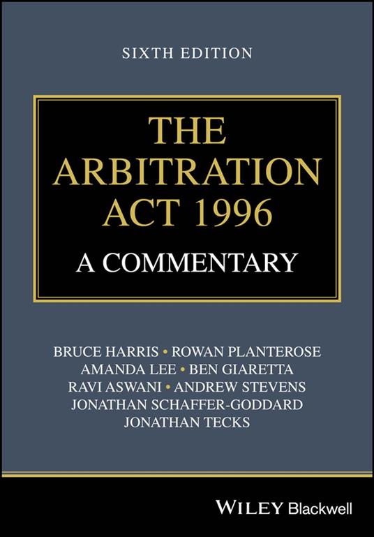The Arbitration Act 1996