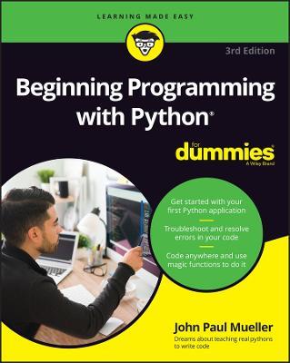 Beginning Programming with Python For Dummies - John Paul Mueller - cover
