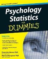 Psychology Statistics For Dummies - Donncha Hanna,Martin Dempster - cover