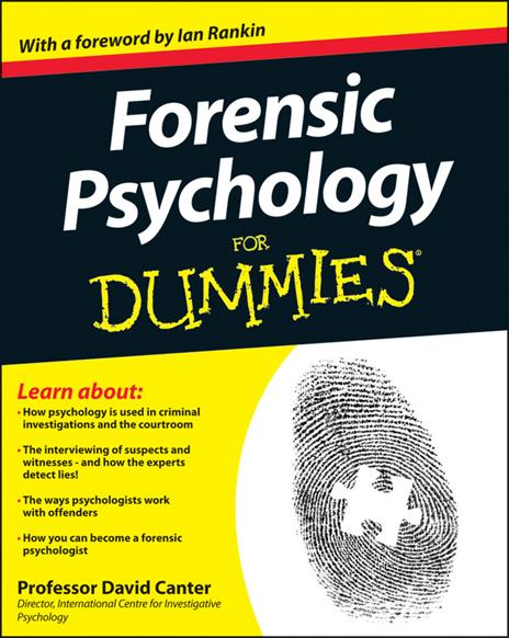 Forensic Psychology For Dummies - David V. Canter - cover
