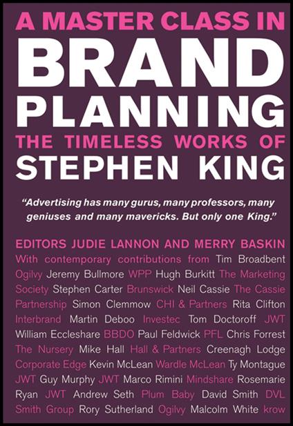 A Master Class in Brand Planning