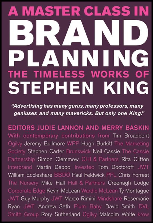 A Master Class in Brand Planning