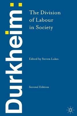 Durkheim: The Division of Labour in Society - Emile Durkheim - cover