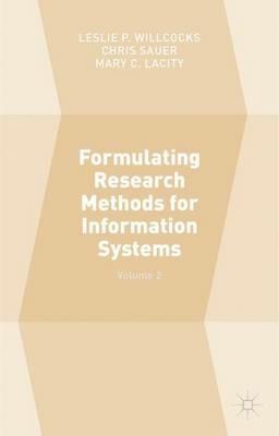 Formulating Research Methods for Information Systems: Volume 2 - cover
