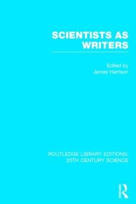 Scientists as Writers - cover