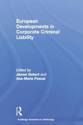 European Developments in Corporate Criminal Liability - cover
