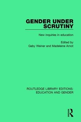 Gender Under Scrutiny: New Inquiries in Education - cover
