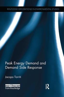 Peak Energy Demand and Demand Side Response - Jacopo Torriti - cover