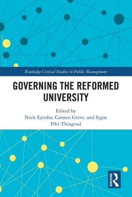 Governing the Reformed University - cover