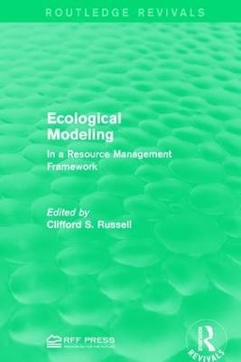 Ecological Modeling: In a Resource Management Framework - cover