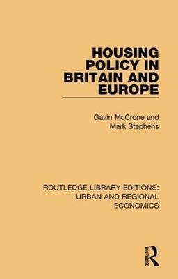 Housing Policy in Britain and Europe - Gavin McCrone,Mark Stephens - cover