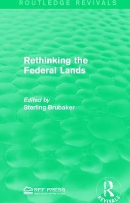 Rethinking the Federal Lands - cover