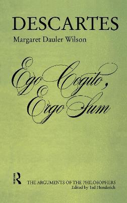Descartes - Margaret Dauler Wilson - cover