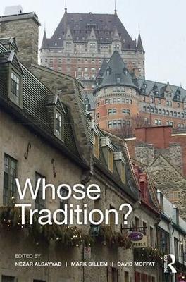Whose Tradition?: Discourses on the Built Environment - cover