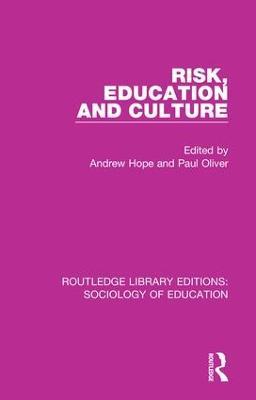 Risk, Education and Culture - cover