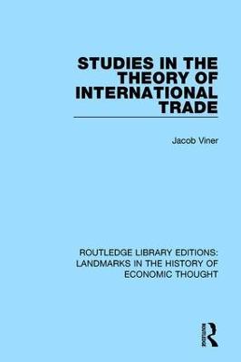 Studies in the Theory of International Trade - Jacob Viner - cover