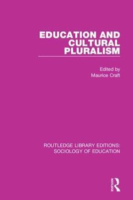 Education and Cultural Pluralism - cover