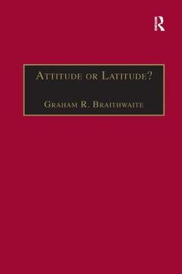 Attitude or Latitude?: Australian Aviation Safety - Graham R. Braithwaite - cover