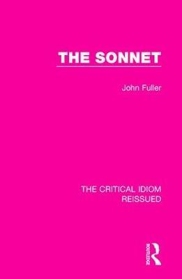 The Sonnet - John Fuller - cover