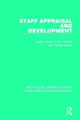 Staff Appraisal and Development - Edgar Anstey,Clive Fletcher,James Walker - cover