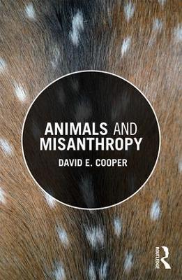 Animals and Misanthropy - David Cooper - cover