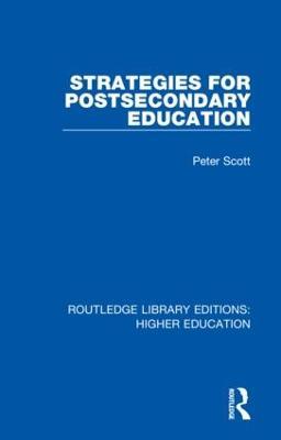 Strategies for Postsecondary Education - Peter Scott - cover