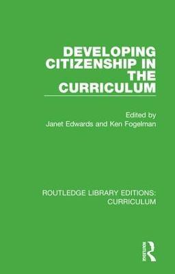 Developing Citizenship in the Curriculum - cover