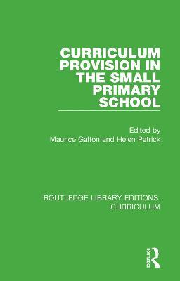 Curriculum Provision in the Small Primary School - cover