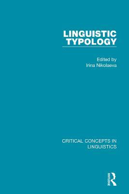 Linguistic Typology - cover