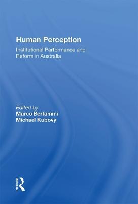 Human Perception - Marco Bertamini,Michael Kubovy - cover