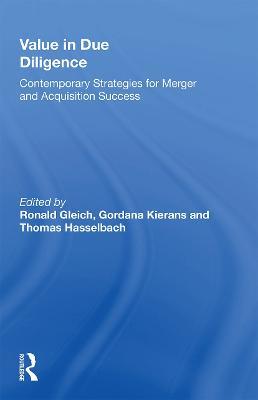 Value in Due Diligence: Contemporary Strategies for Merger and Acquisition Success - cover