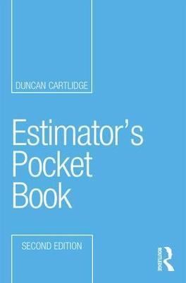 Estimator's Pocket Book - Duncan Cartlidge - cover