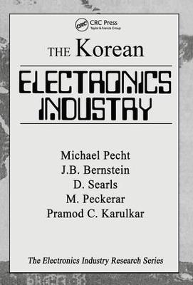 The Korean Electronics Industry - Michael Pecht - cover