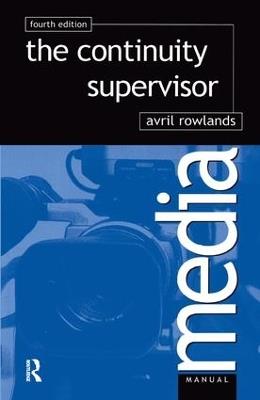 Continuity Supervisor - Avril Rowlands - cover