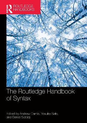 The Routledge Handbook of Syntax - cover