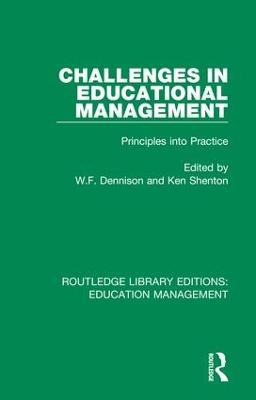 Challenges in Educational Management: Principles into Practice - cover