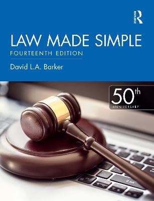 Law Made Simple - David L. A. Barker - cover