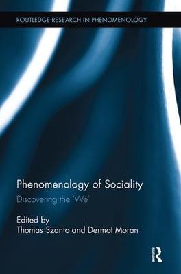 Phenomenology of Sociality: Discovering the 'We' - cover
