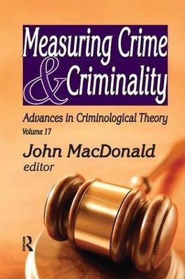 Measuring Crime and Criminality - cover