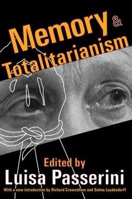 Memory and Totalitarianism - Luisa Passerini - cover