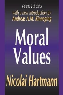 Moral Values - Nicolai Hartmann - cover