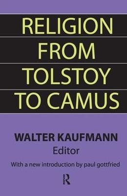 Religion from Tolstoy to Camus - cover