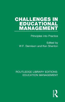 Challenges in Educational Management: Principles into Practice - cover