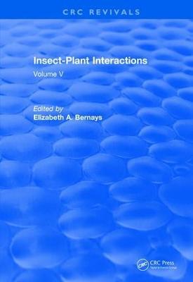Revival: Insect-Plant Interactions (1993): Volume V - cover