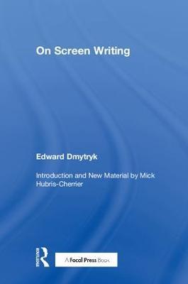 On Screen Writing - Edward Dmytryk - cover