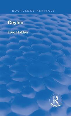 Ceylon - Lord Holden - cover