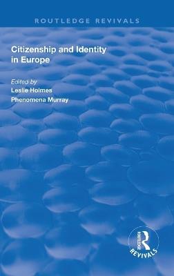 Citizenship and Identity in Europe - cover