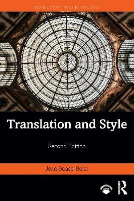 Translation and Style - Jean Boase-Beier - cover